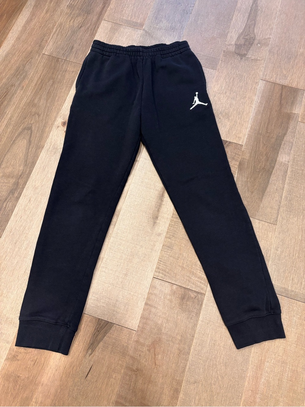 Jordan Black Kids' Jogger Pants with White Jumpman